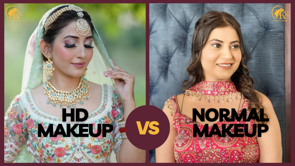 HD Makeup vs Normal Makeup